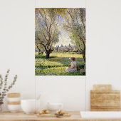 Frauen sitzen unter den Willows Poster (Küche)