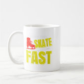 Frauen Skate macht mich schnell fett frische Eiske Kaffeetasse (Links)