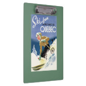 Frauen-Skifahren - englisches und französisches Klemmbrett (Rechts)