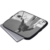 Frauen-Skifahrer Laptopschutzhülle (Vorne Knopf)