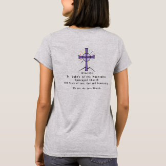 Frauen Slim Fit T - Shirt Centennial Logo Englisch