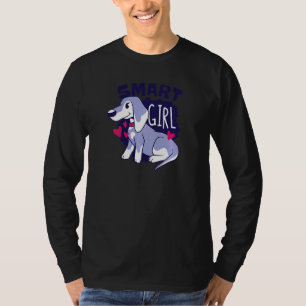 Frauen Smart Girl Dog Besitzer Puppy Pet Dog Beagl T-Shirt