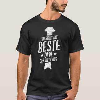 Frauen so Die Beste Oma der Welt Grandmo T-Shirt