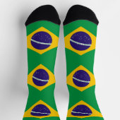 Frauen Socken mit Flagge Brasiliens (Oben)