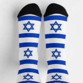 Frauen Socken mit Flagge Israels (Oben)