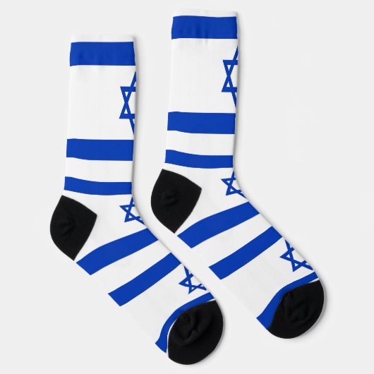 Frauen Socken mit Flagge Israels (Rechts)