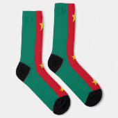 Frauen Socken mit Flagge Kameruns (Rechts)
