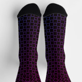 Frauen Socken mit Lila Schwarz-Klassik-Design (Oben)