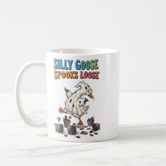 Frauen Soky Goose Soks Lose Albernes Duck Hallowee Kaffeetasse (Links)