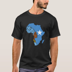 Frauen Somalia Flag Afrika Karte Ethnisch ihr T-Shirt