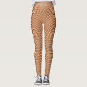Frauen Sommer Kariert Gingham Kleidung Leggings (Vorderseite)