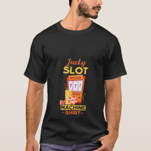 Frauen Spielautomat Cooles Casino Glücksspiel T-Shirt