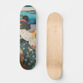 Frauen spielen mit Cat Vintag Japanisch Skateboard (Vorderseite)