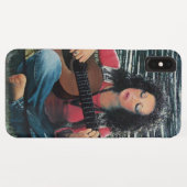Frauen spielen Musik mit akustischer Gitarre Case-Mate iPhone Hülle (Rückseite (Horizontal))