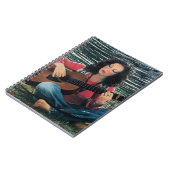 Frauen spielen Musik mit akustischer Gitarre Notizblock (Linke Seite)