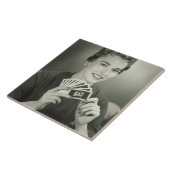 Frauen-Spielkarten Fliese (Seite)