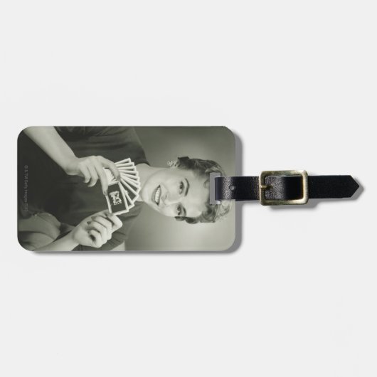 Frauen-Spielkarten Gepäckanhänger (Vorderseite horizontal)