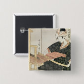 Frauen-Spinnen Button (Vorne & Hinten)