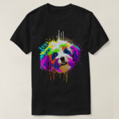 Frauen Splash Art Havanese Dog Owner Geschenk Idee T-Shirt (Design vorne)