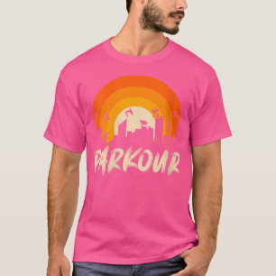 Frauen Springen Auf Gebäude Parkour T-Shirt