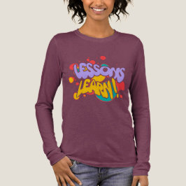 FRAUEN-SPRITZLERN MALEN LERNEN LANGARMLIG Tri-Blend SHIRT