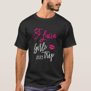 Frauen St. Lucia Girls Tour 2023 Urlaub Matching T-Shirt