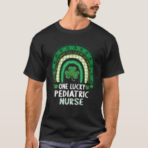 Frauen St Patricks One Lucky Pädiatrische Krankens T-Shirt