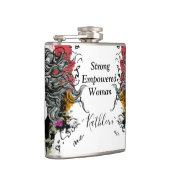 Frauen stark ermächtigt personalisieren flachmann (Rechts)