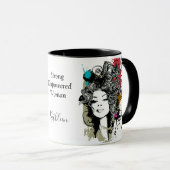 Frauen stark ermächtigt personalisieren tasse (VorderseiteRechts)