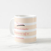 Frauen-starke Tasse (Vorderseite Links)