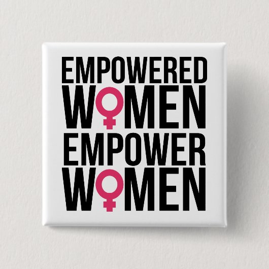 Frauen stärken button (Vorderseite)