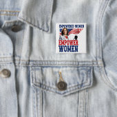 Frauen stärken Frauen Kamala Harris Button (Beispiel)