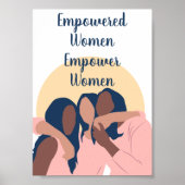 Frauen stärken Frauenplakat Poster (Vorne)