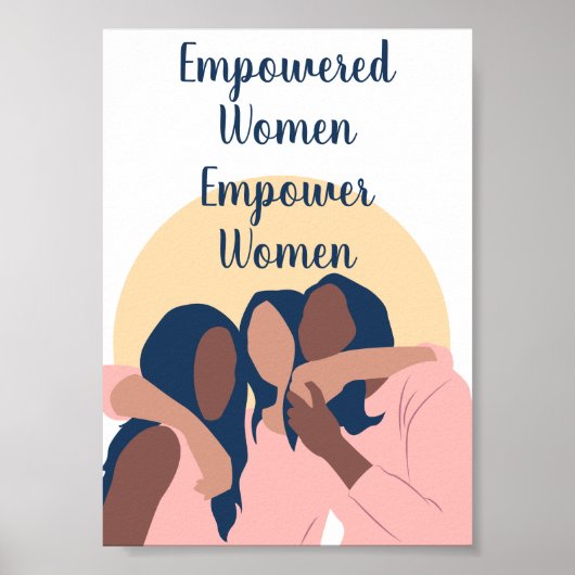 Frauen stärken Frauenplakat Poster (Vorne)