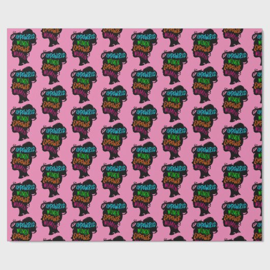 Frauen stärken geschenkpapier (Flach)