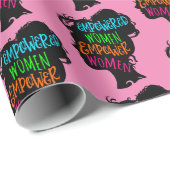 Frauen stärken geschenkpapier (Rolleneckpunkt)