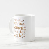 Frauen stärken kaffeetasse (Vorderseite Links)