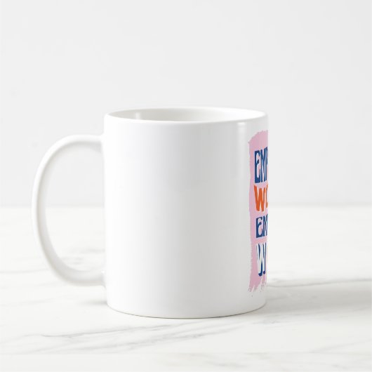 Frauen stärken kaffeetasse (Links)