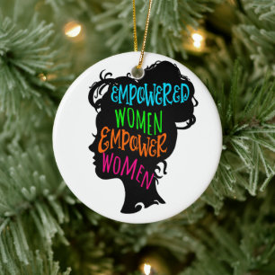 Frauen stärken keramik ornament