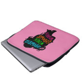 Frauen stärken laptopschutzhülle (Vorne Knopf)