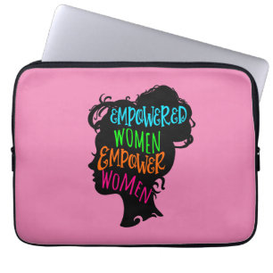 Frauen stärken laptopschutzhülle