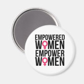 Frauen stärken magnet (Vorderseite/Rückseite)