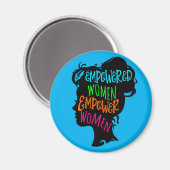 Frauen stärken magnet (Vorderseite/Rückseite)