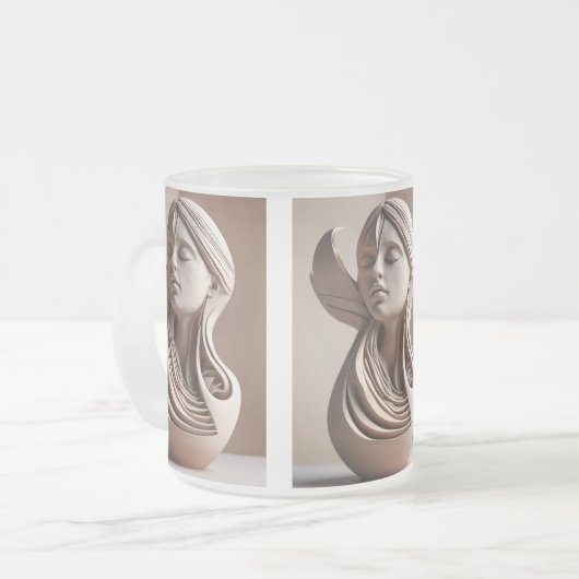 Frauen stärken mattglastasse (Vorderseite Links)