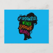 Frauen stärken postkarte (Vorderseite)