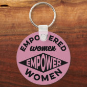 Frauen stärken schlüsselanhänger (Vorderseite)