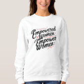 Frauen stärken sweatshirt (Vorderseite)