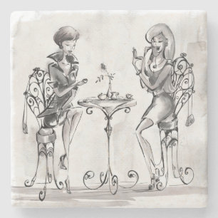 Frauen Steinuntersetzer