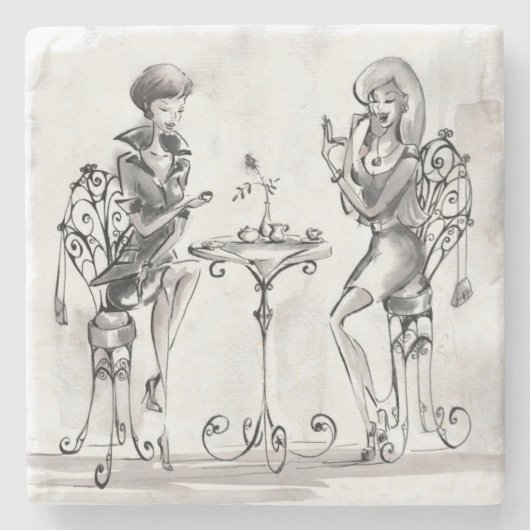 Frauen Steinuntersetzer (Vorderseite)