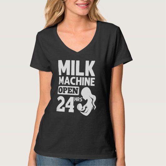 Frauen Stillzeit Neugeborene Stillzeit Milchpumpe T-Shirt (Vorderseite)